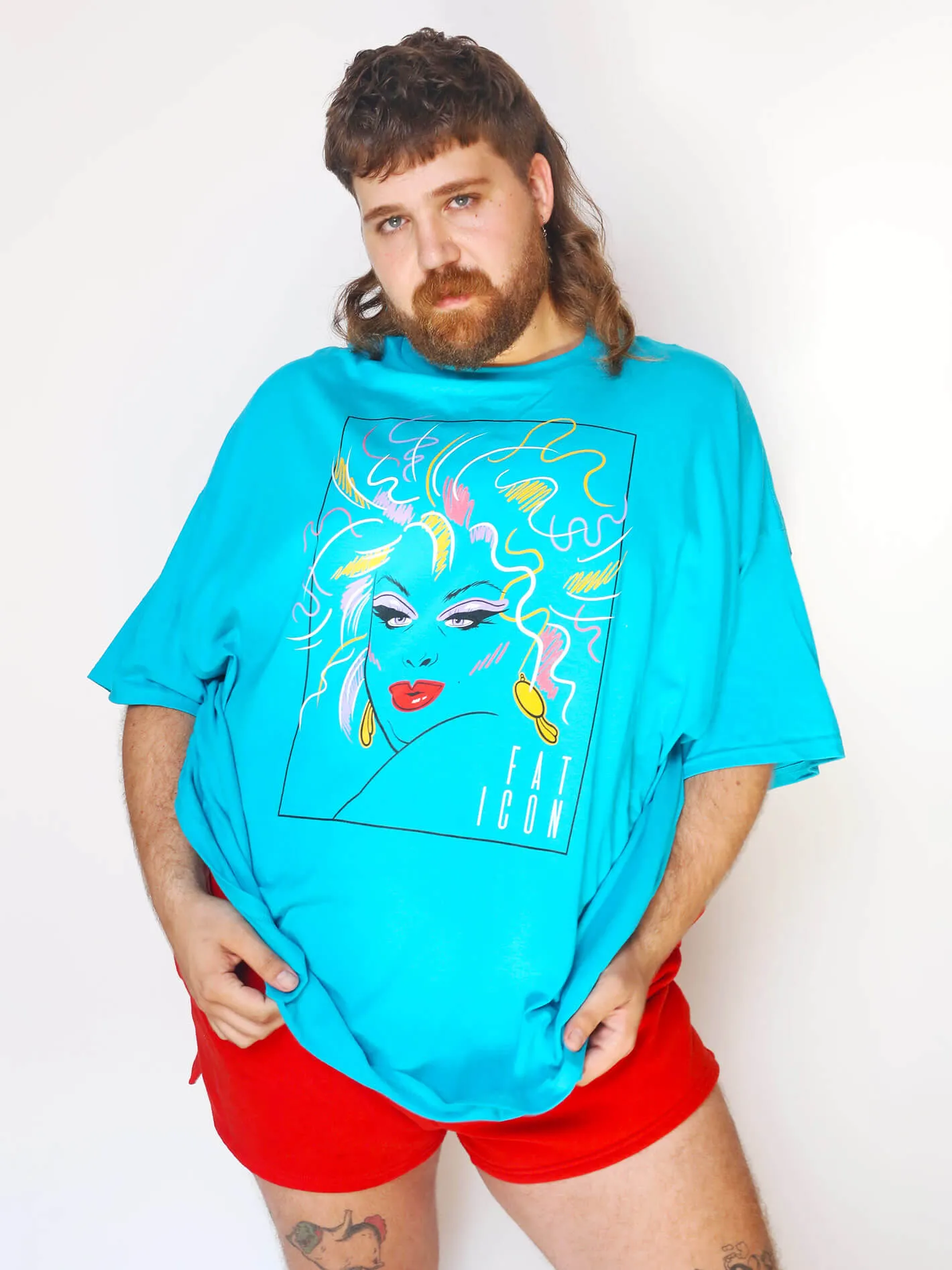 Fat Icon Unisex T-shirt sold by Softcore product image thumbnail 2