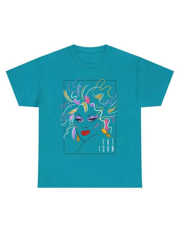 Fat Icon Unisex T-shirt sold by Softcore