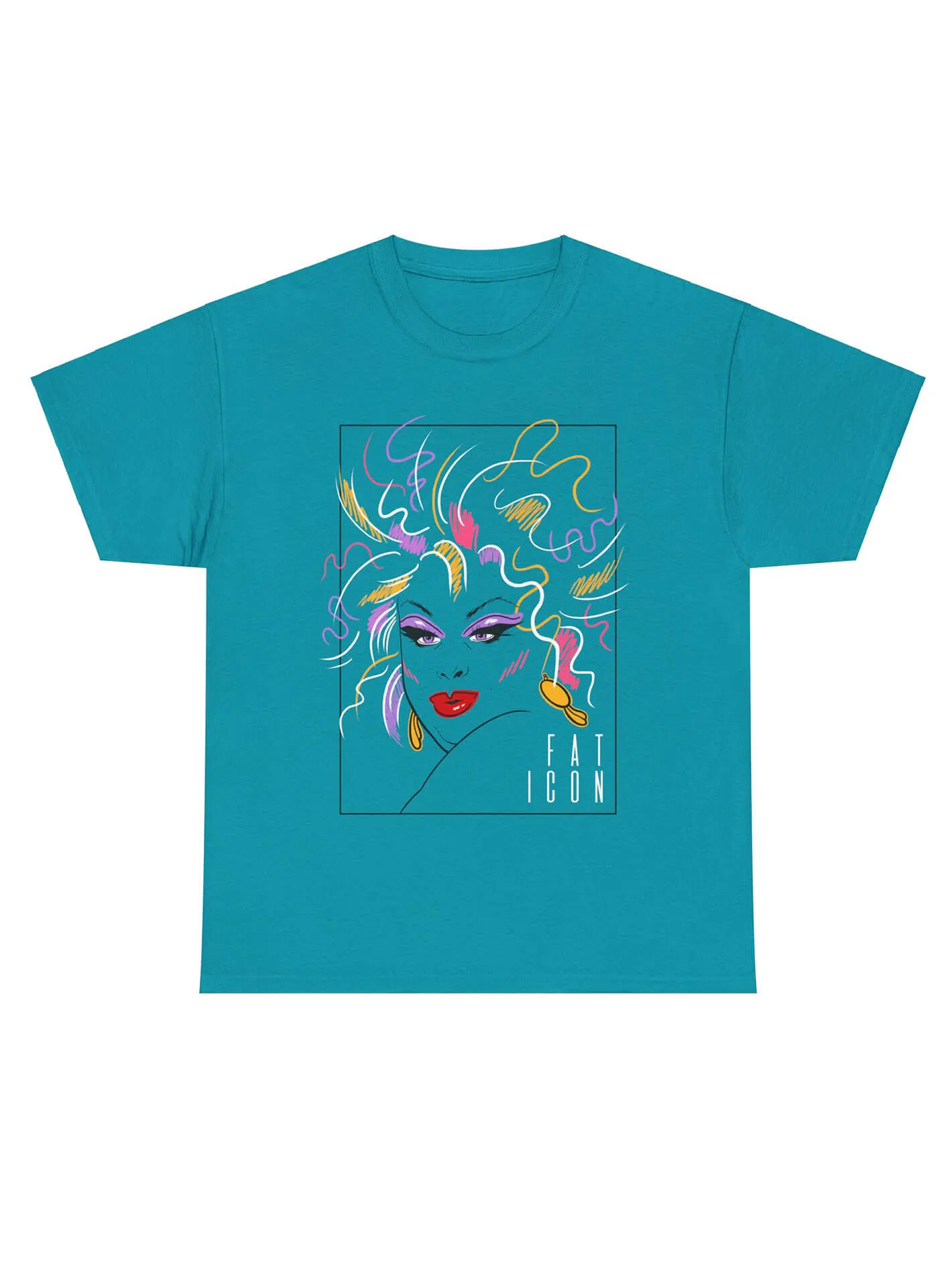 Fat Icon Unisex T-shirt sold by Softcore