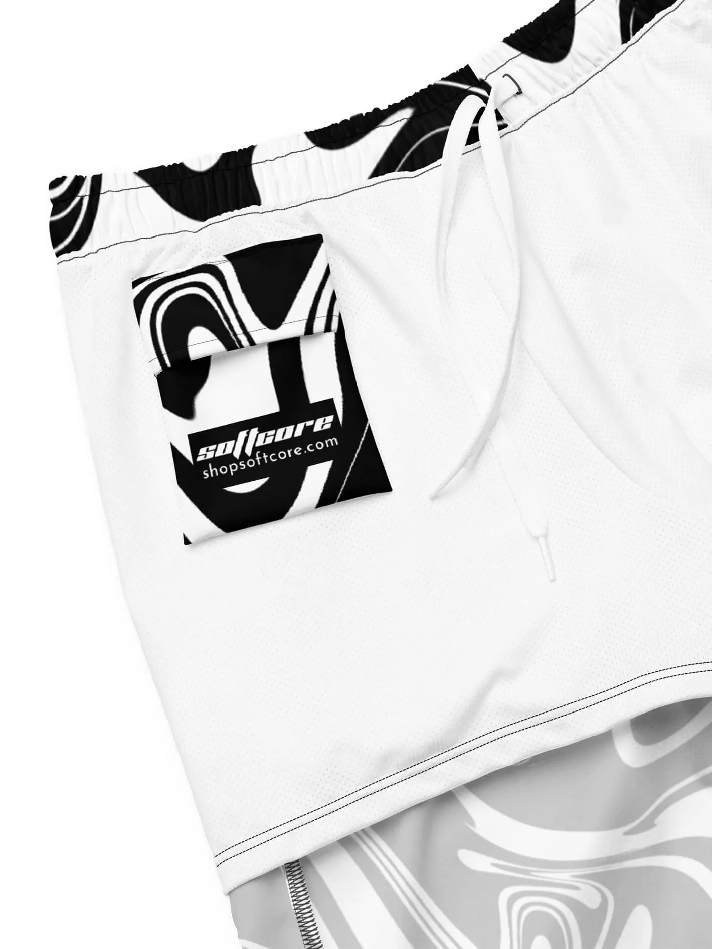 Swirling Abyss Swim Trunks sold by Softcore product image thumbnail 2