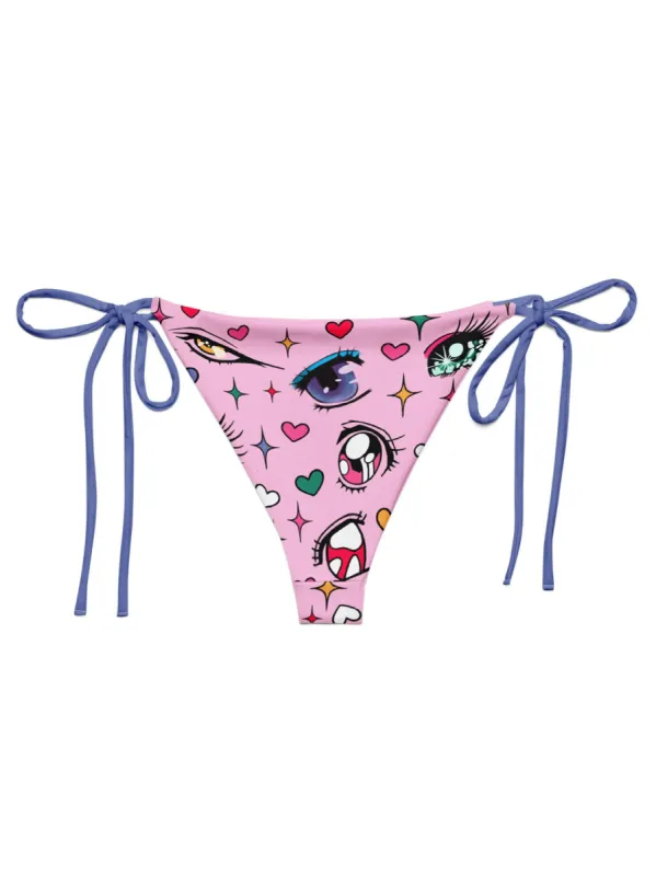 Eyes On Me String Bikini Bottom sold by Softcore