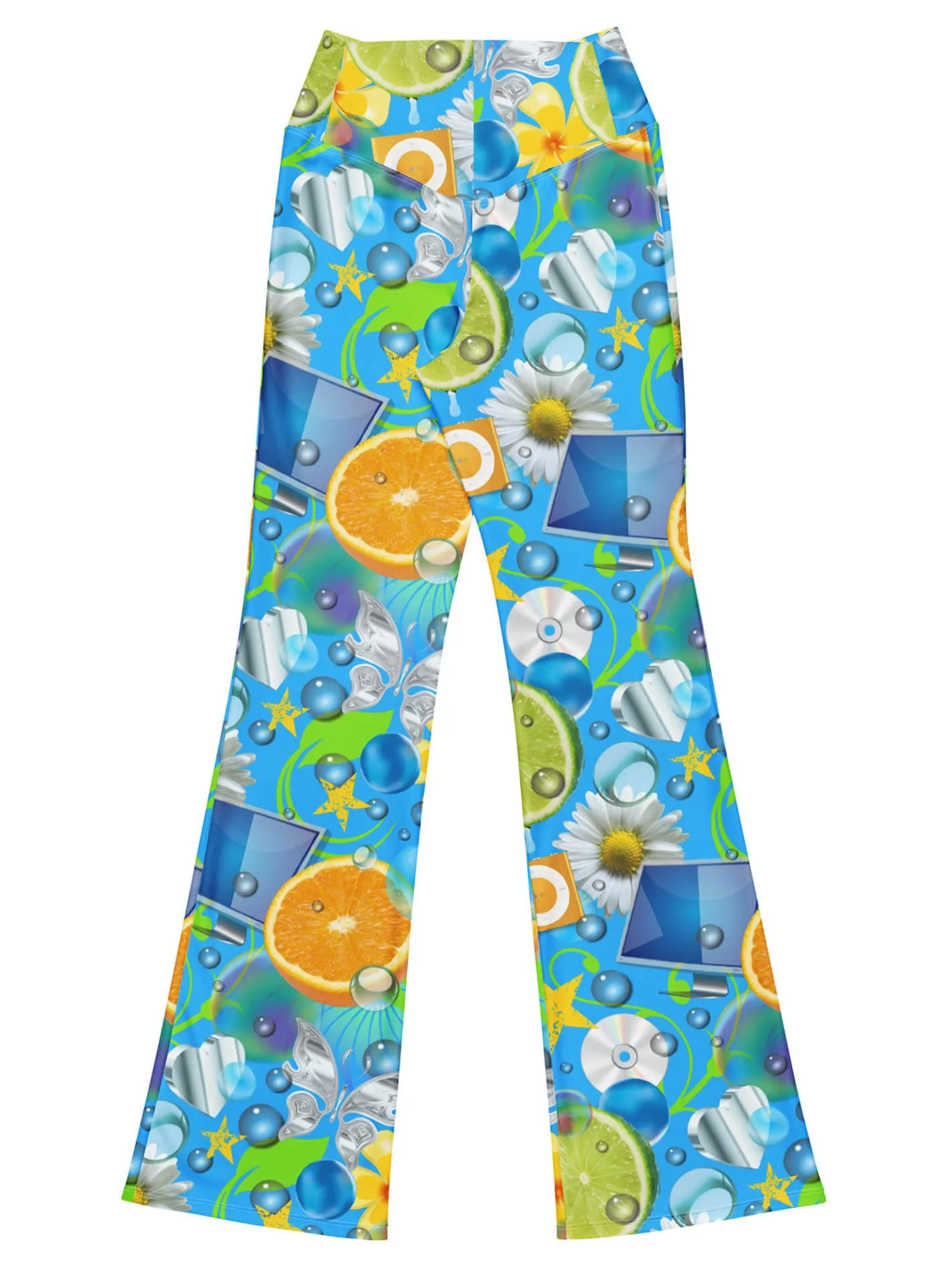 Frutiger Aero Flare Leggings sold by Softcore product image thumbnail 2