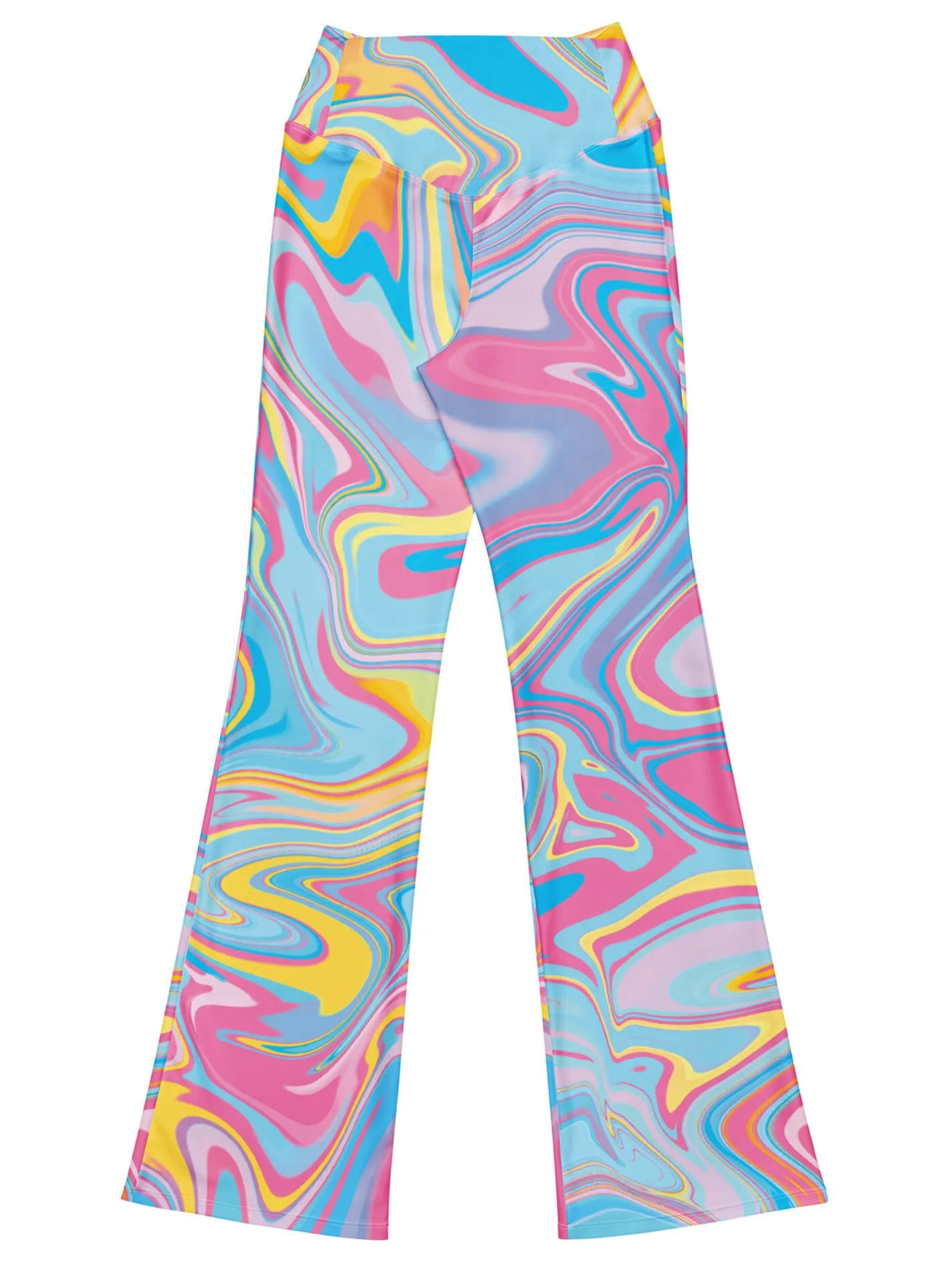 Melted Ice Cream Flare Leggings sold by Softcore product image thumbnail 2