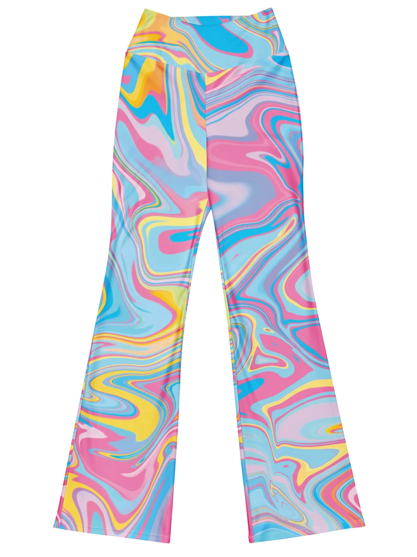 Melted Ice Cream Flare Leggings sold by Softcore