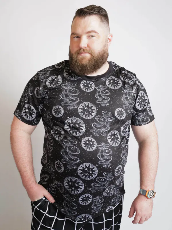 [MADE TO ORDER] Celestial Bodies Allover Tee sold by Softcore