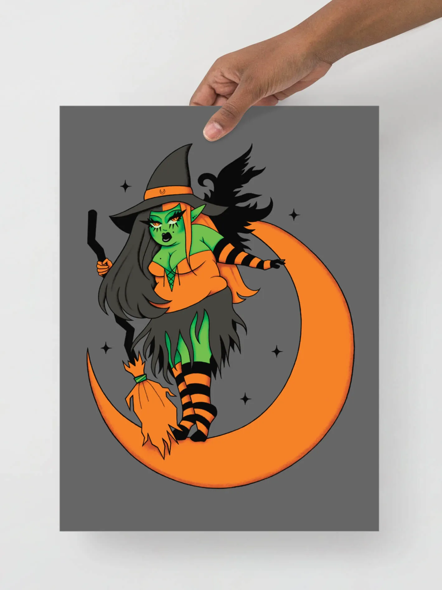 Halloween Fairy Art Print sold by Softcore product image thumbnail 2