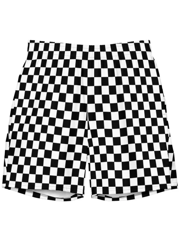 Checked Swim Trunks sold by Softcore
