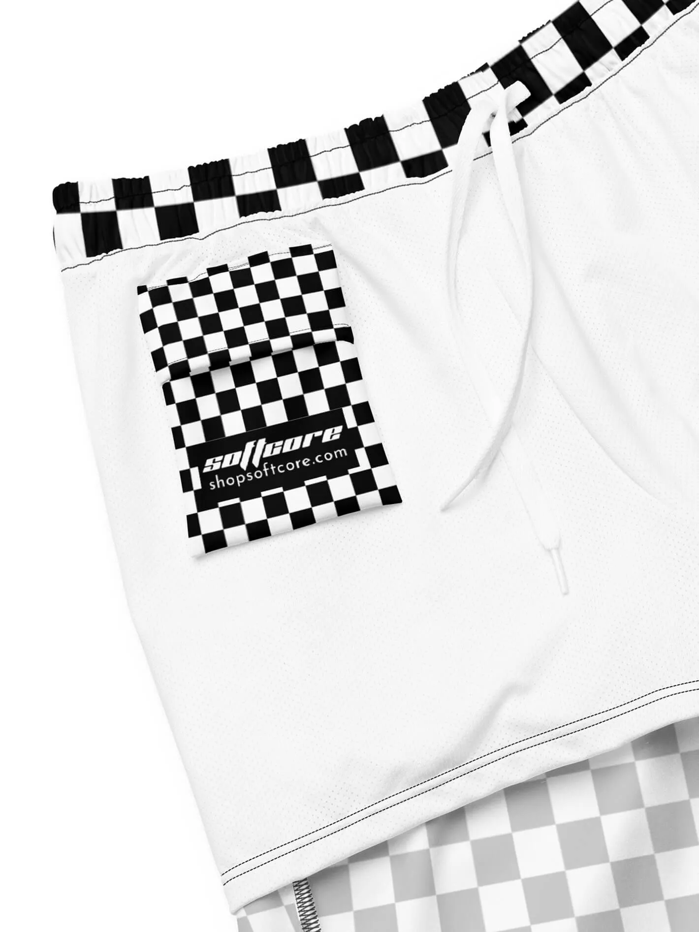 Checked Swim Trunks sold by Softcore product image thumbnail 2