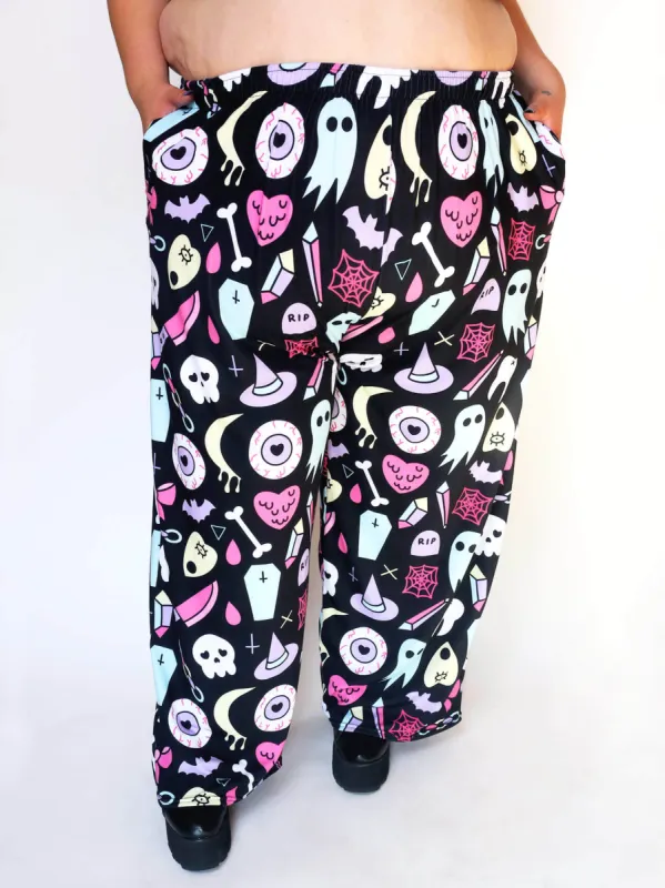 Pastel Goth Unisex Wide Leg Pants sold by Softcore