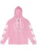 Casual Coquette Zip Up Hoodie sold by Softcore
