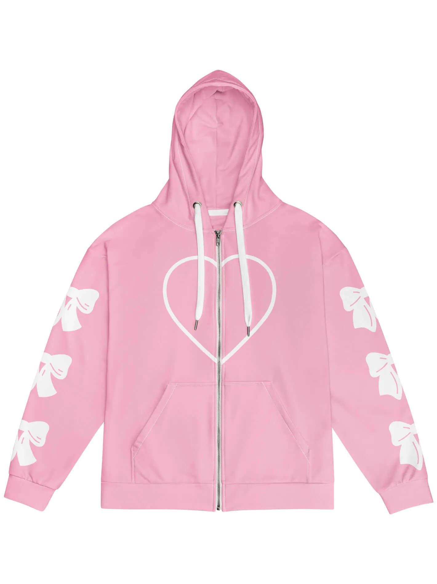 Casual Coquette Zip Up Hoodie sold by Softcore