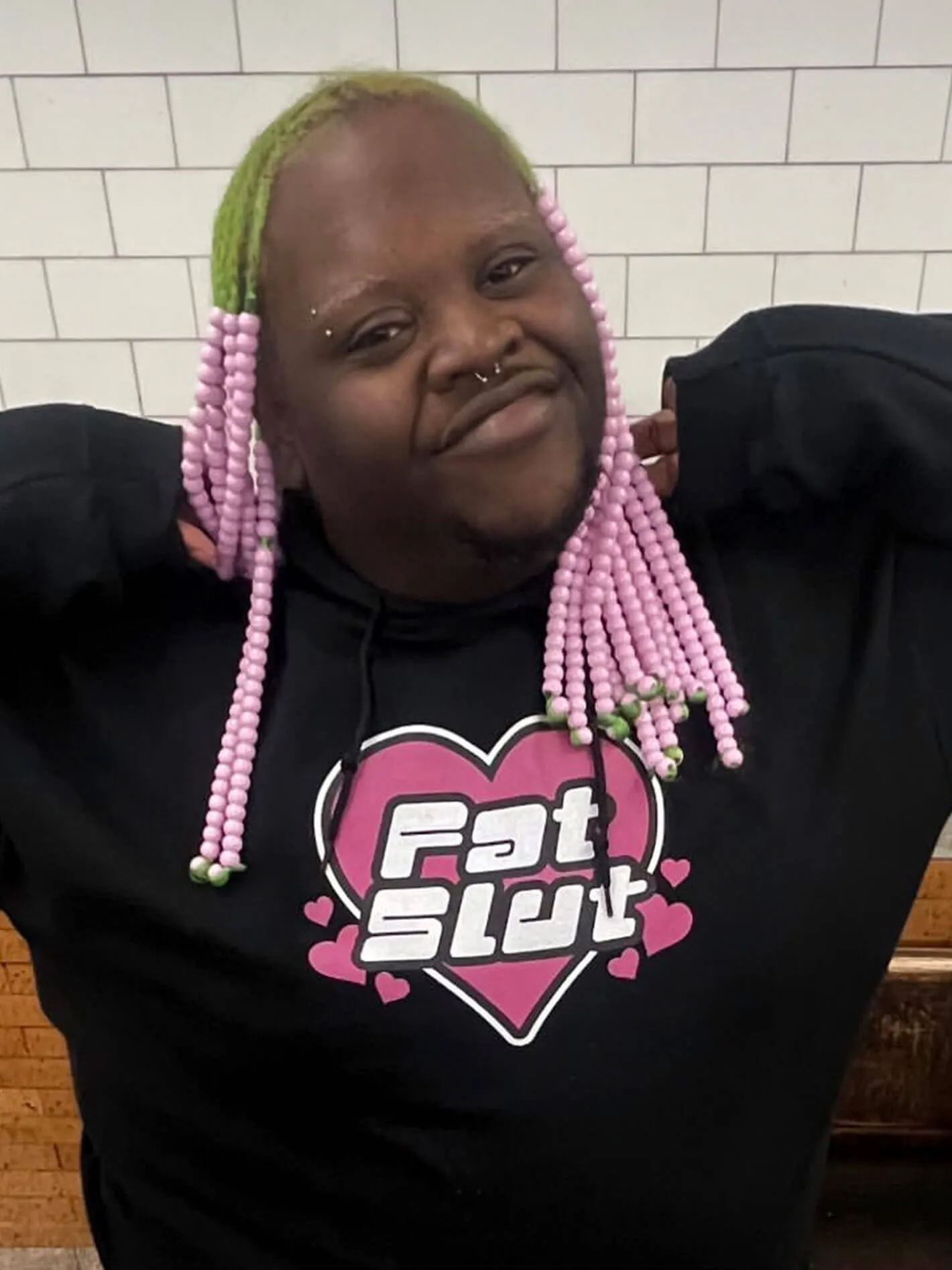 Fat Slut Unisex Hoodie sold by Softcore product image thumbnail 2