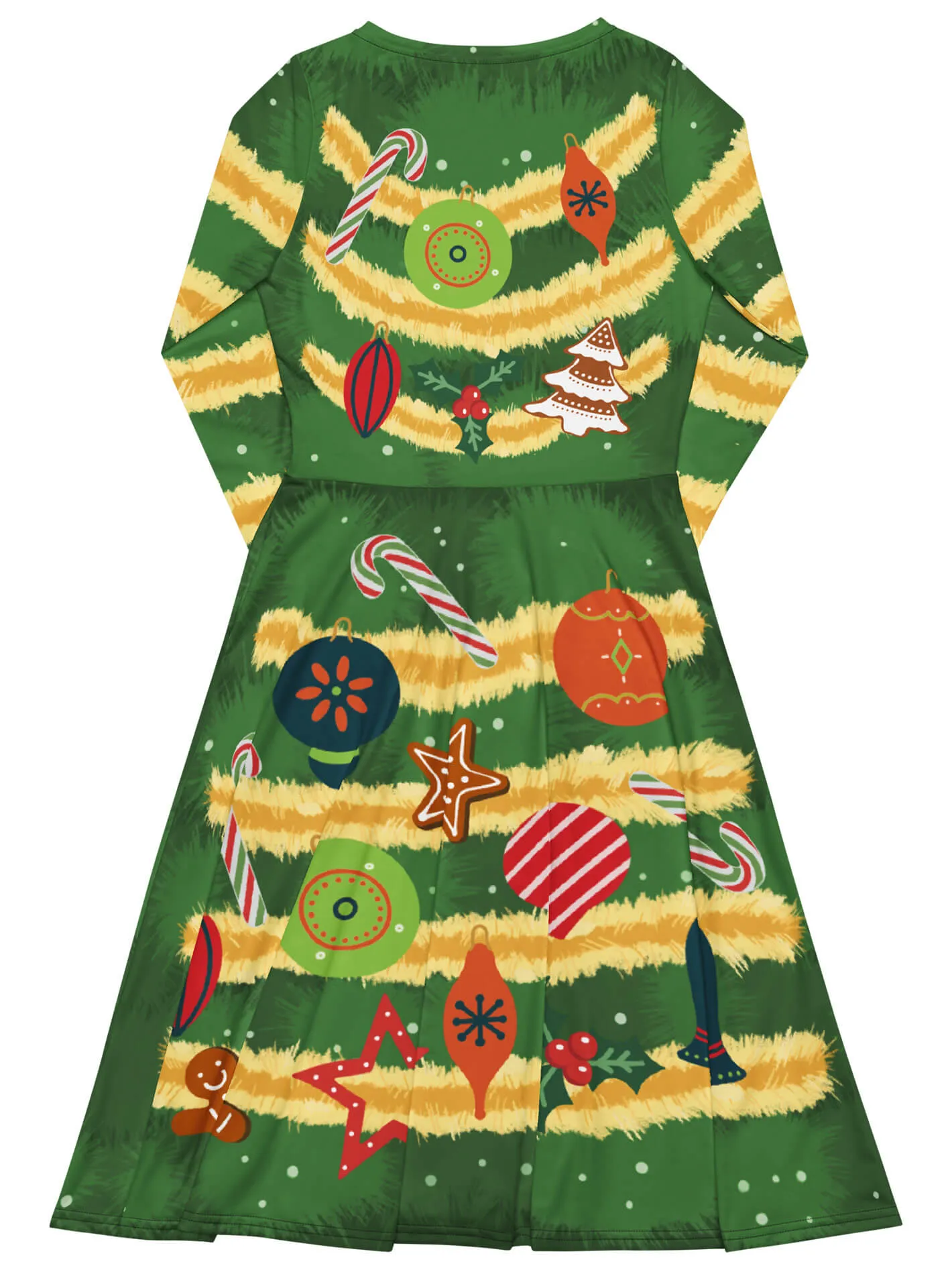 Limited Edition Kitschmas Tree Long Sleeve Midi Dress sold by Softcore product image thumbnail 2