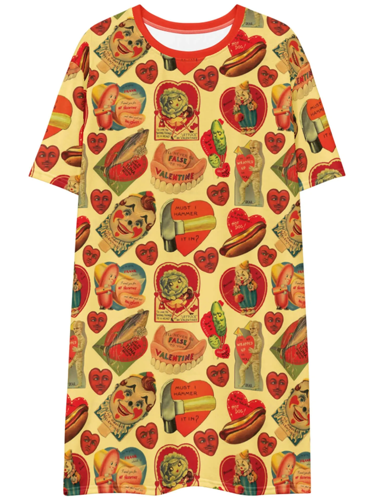 Limited Edition Weirdo Valentine T-shirt dress sold by Softcore product image thumbnail 2