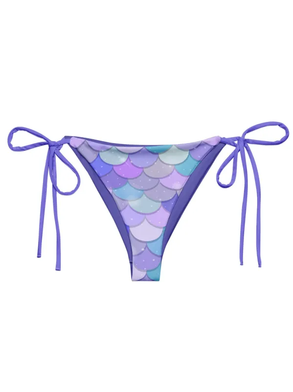 Sparkling Mermaid String Bikini Bottom sold by Softcore