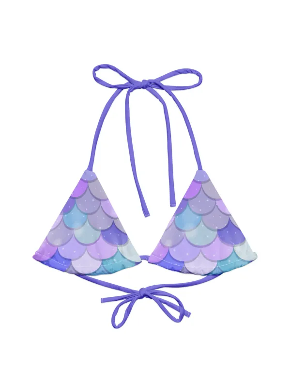 Sparkling Mermaid String Bikini Top sold by Softcore
