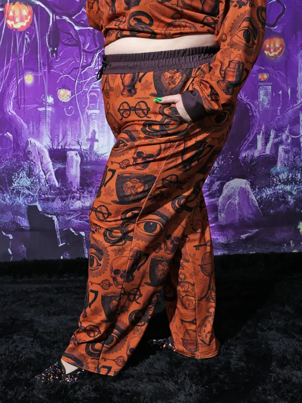 Dark Academia Trinkets Wide-leg Joggers sold by Softcore