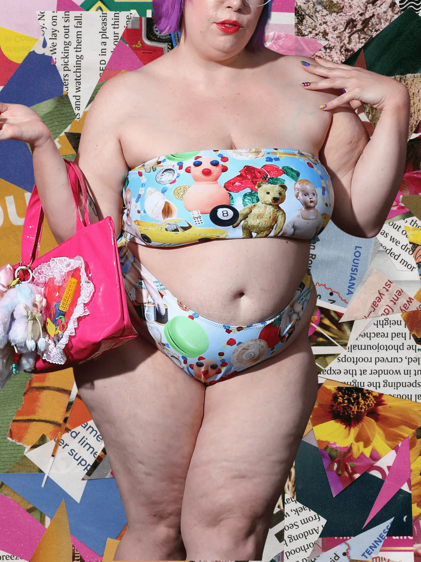 Precious Trinkets Bandeau Bikini sold by Softcore