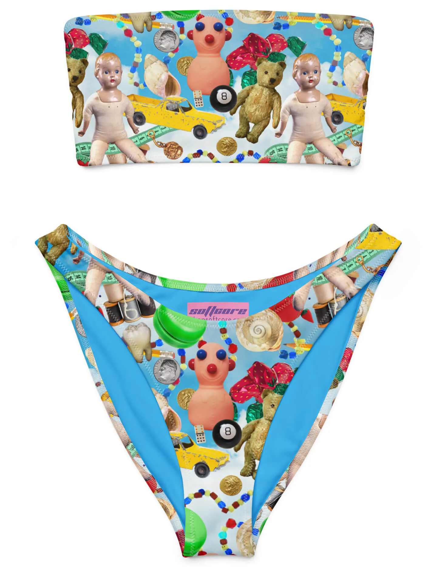 Precious Trinkets Bandeau Bikini sold by Softcore product image thumbnail 4