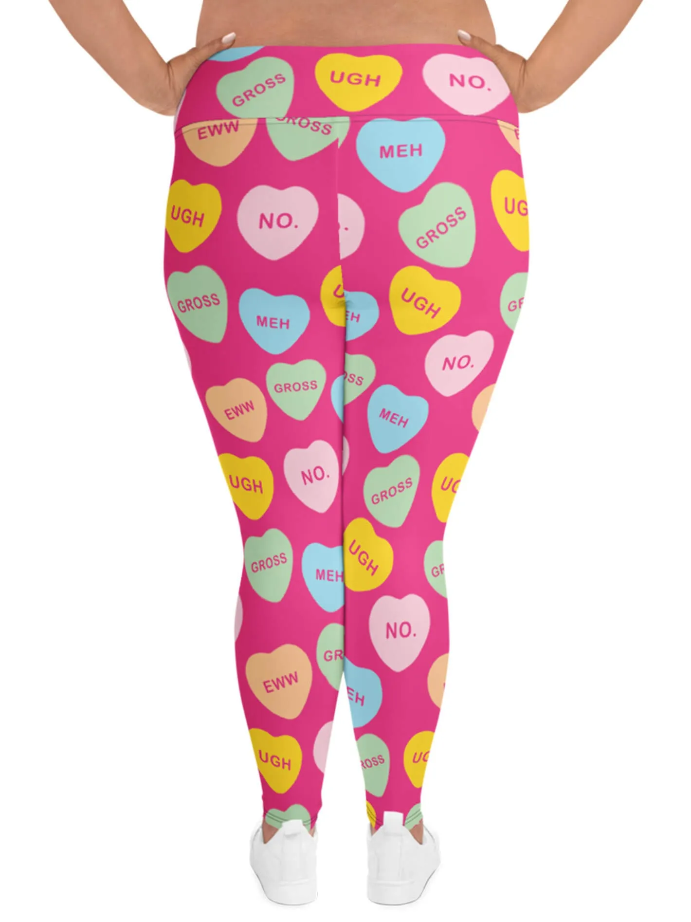 Limited Edition Anti-Valentine Heart Leggings sold by Softcore product image thumbnail 2