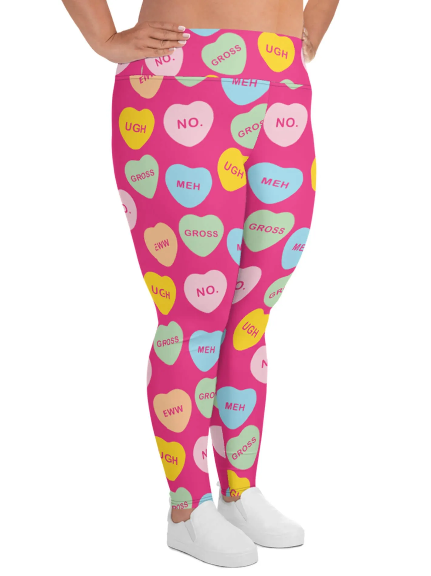 Limited Edition Anti-Valentine Heart Leggings sold by Softcore product image thumbnail 3