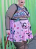 [MADE TO ORDER] Eyes On Me Skater Skirt sold by Softcore