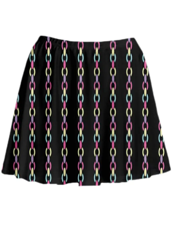 [MADE TO ORDER] Chained Skater Skirt sold by Softcore