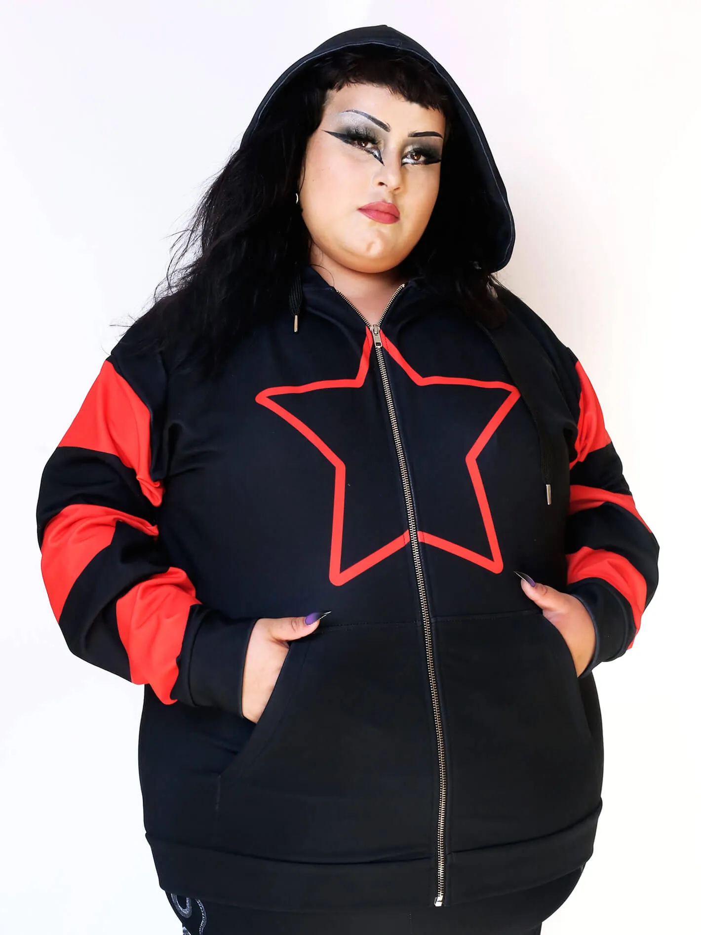 Gothstar Zip Up Hoodie sold by Softcore