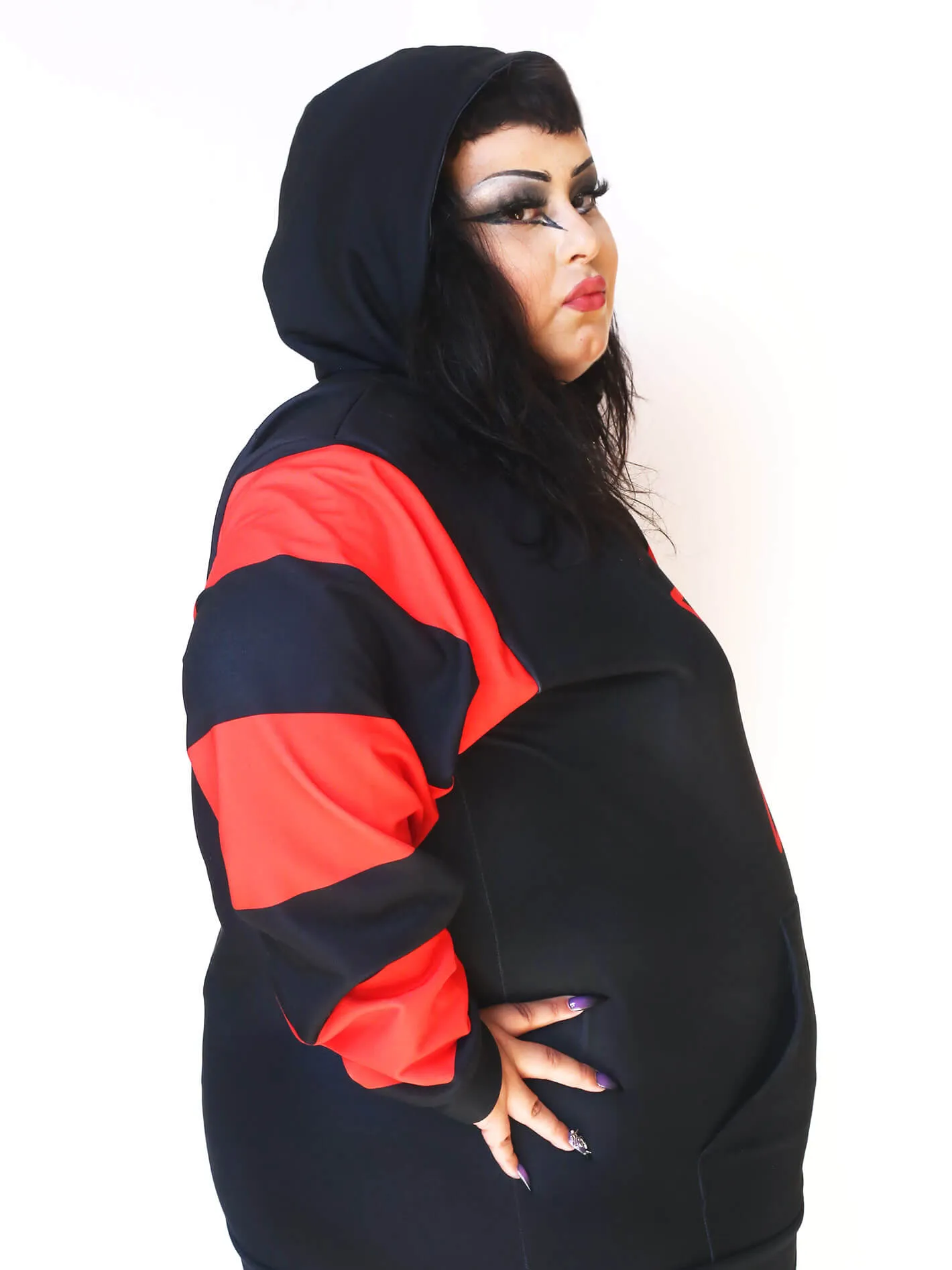 Gothstar Zip Up Hoodie sold by Softcore product image thumbnail 2