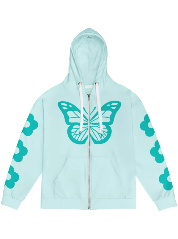 Flutter Zip Up Hoodie sold by Softcore
