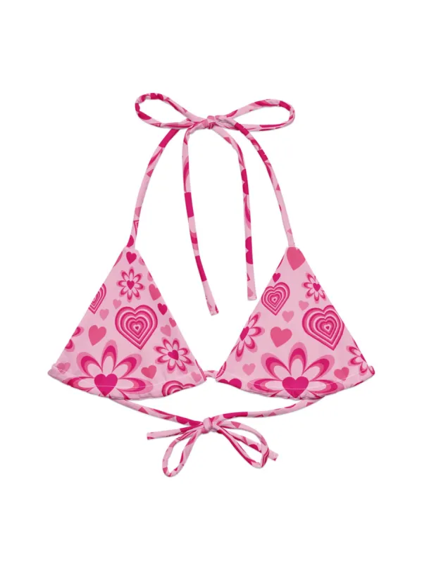 Infinity Love String Bikini Top sold by Softcore
