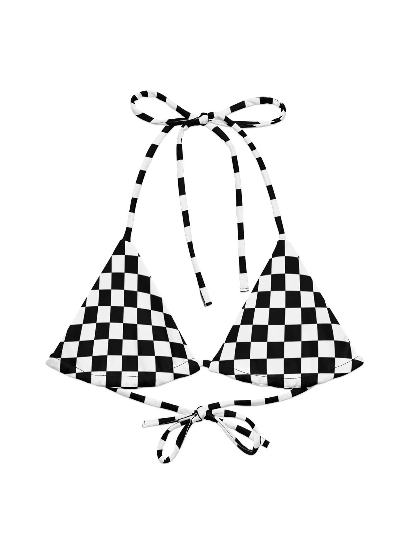 Checked String Bikini Top sold by Softcore