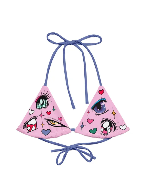 Eyes On Me String Bikini Top sold by Softcore