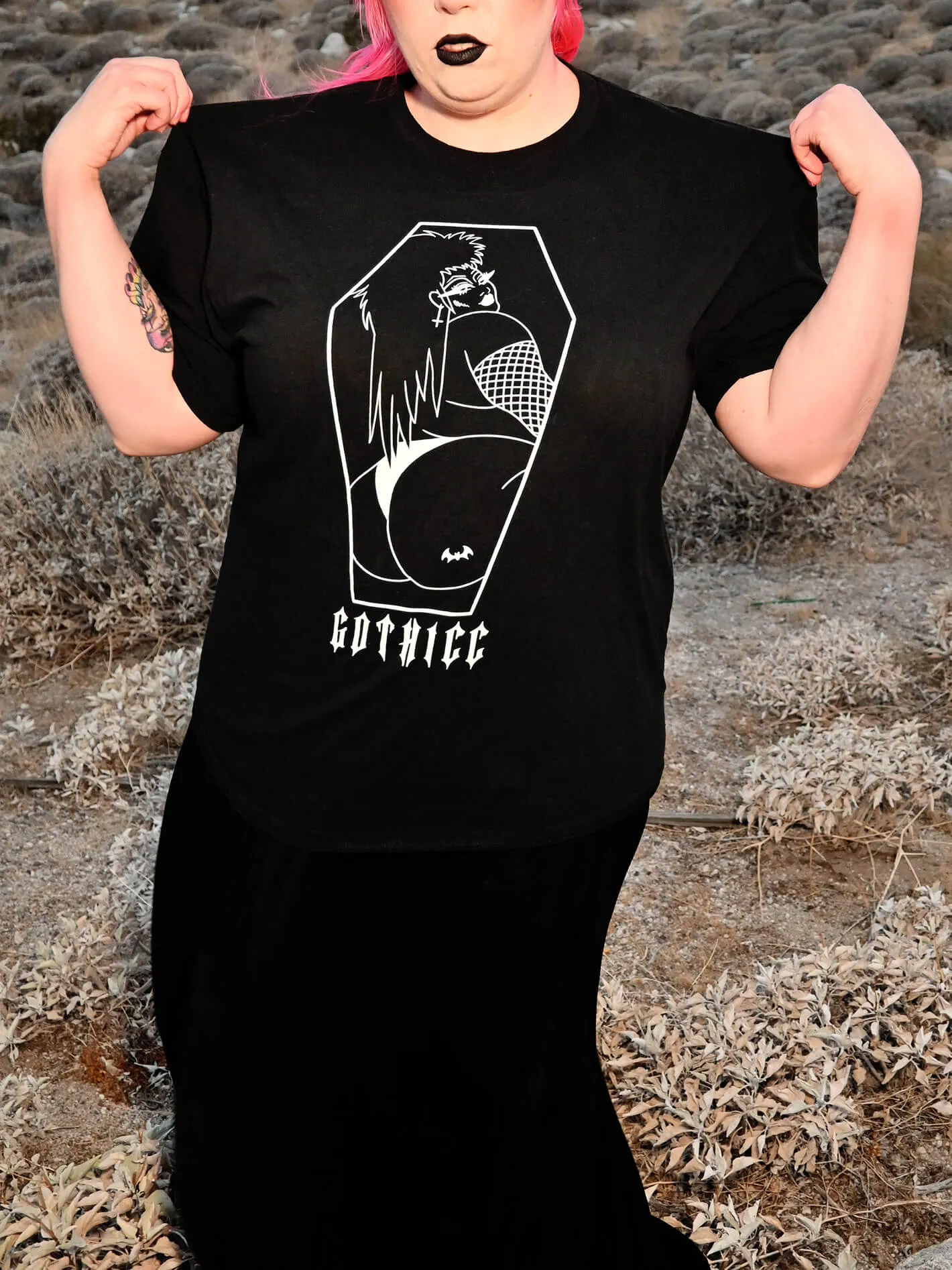 Gothicc Unisex T-shirt sold by Softcore product image thumbnail 2