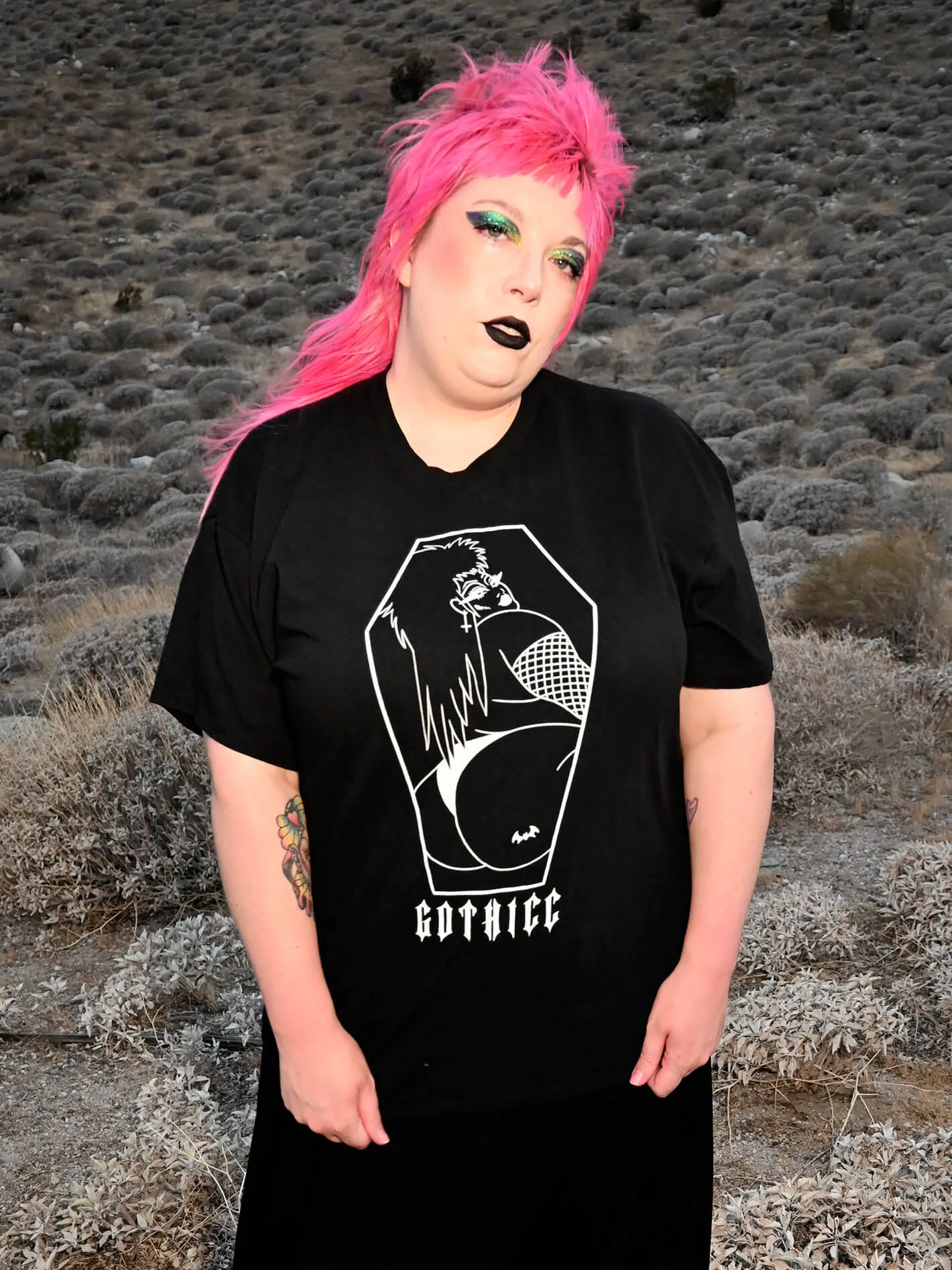 Gothicc Unisex T-shirt sold by Softcore product image thumbnail 3