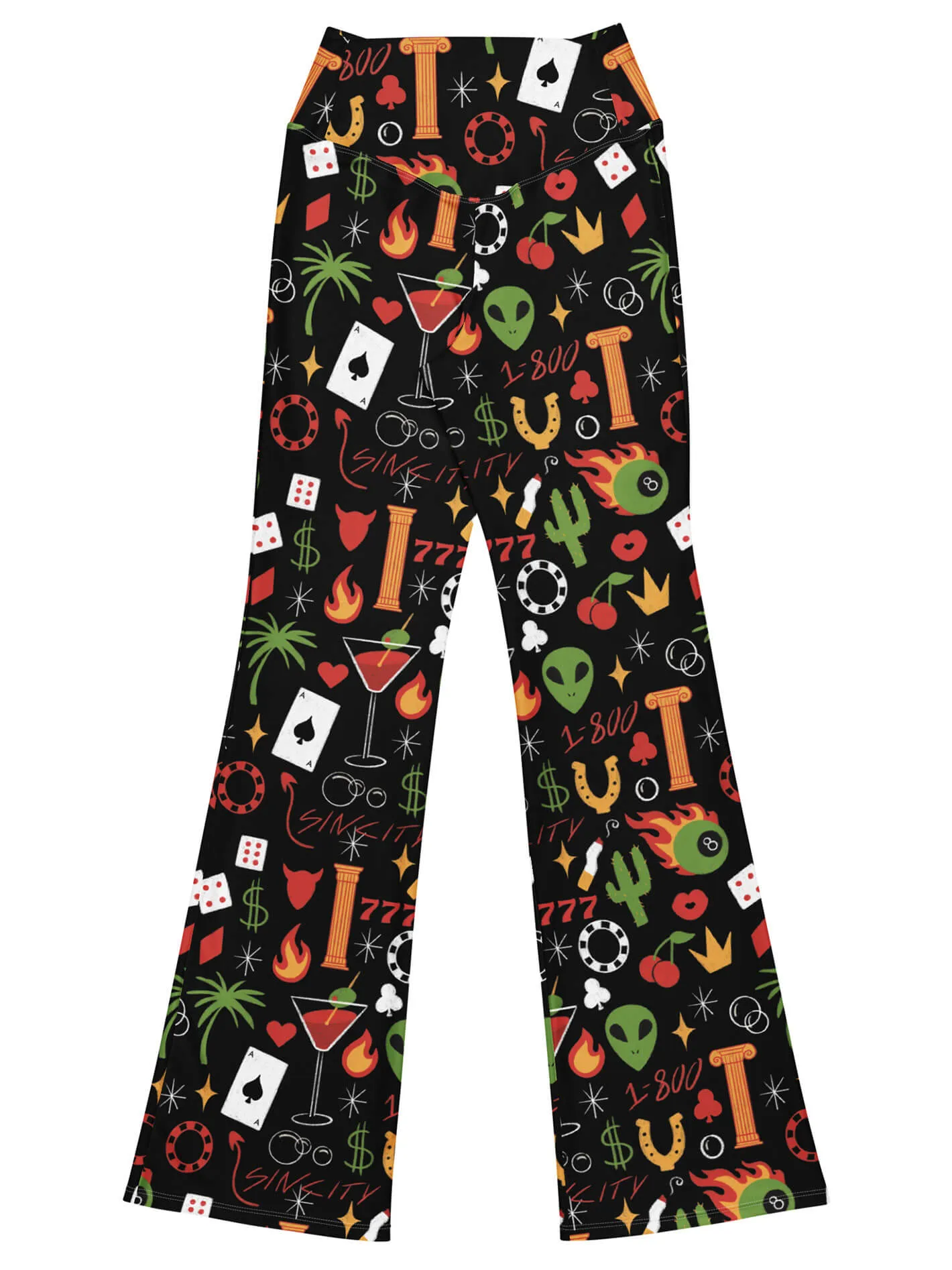 Glitter Gulch Flare Leggings sold by Softcore product image thumbnail 4