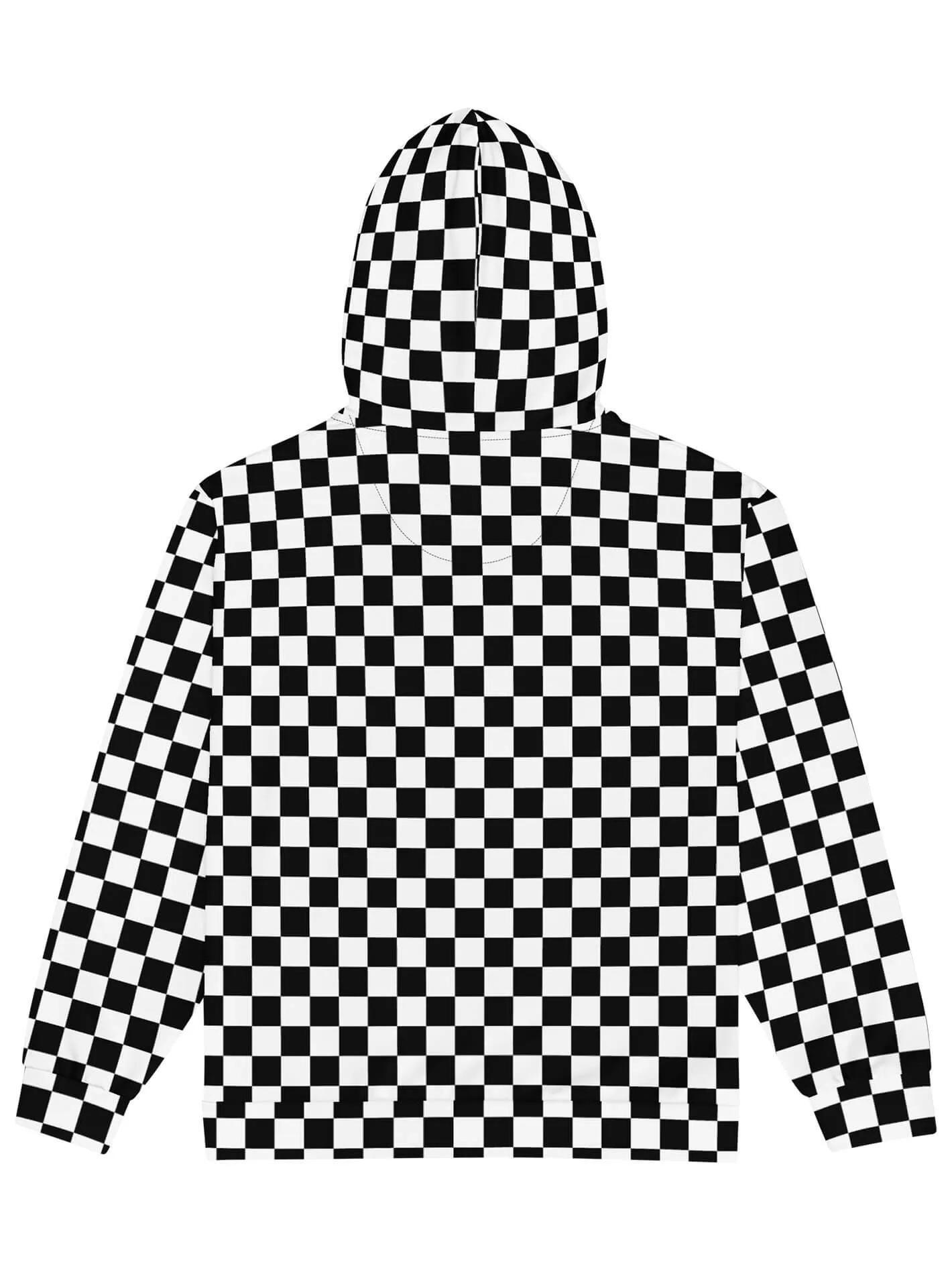 Checked Zip Up Hoodie sold by Softcore product image thumbnail 2