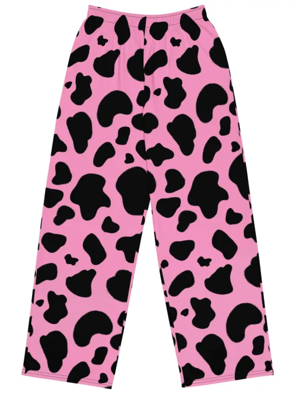 Strawberry Milk MOOd Unisex Wide Leg Pants sold by Softcore