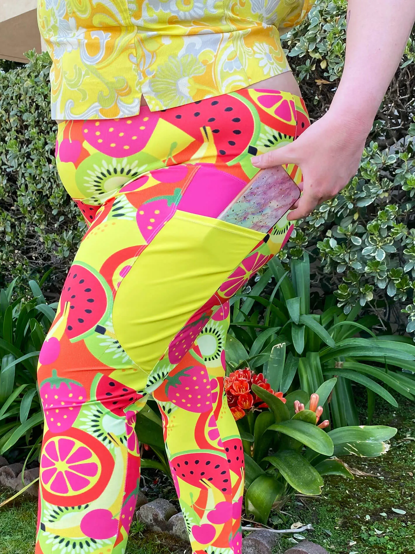 Feeling Fruity Leggings With Pockets sold by Softcore product image thumbnail 2