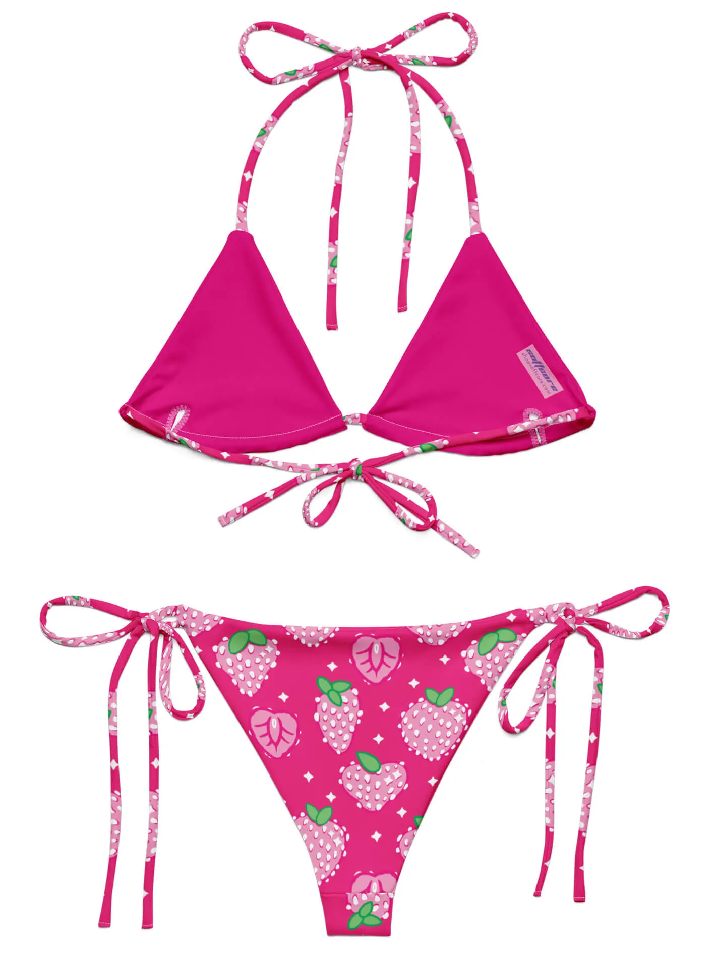 Strawberry Sparkle String Bikini sold by Softcore product image thumbnail 2