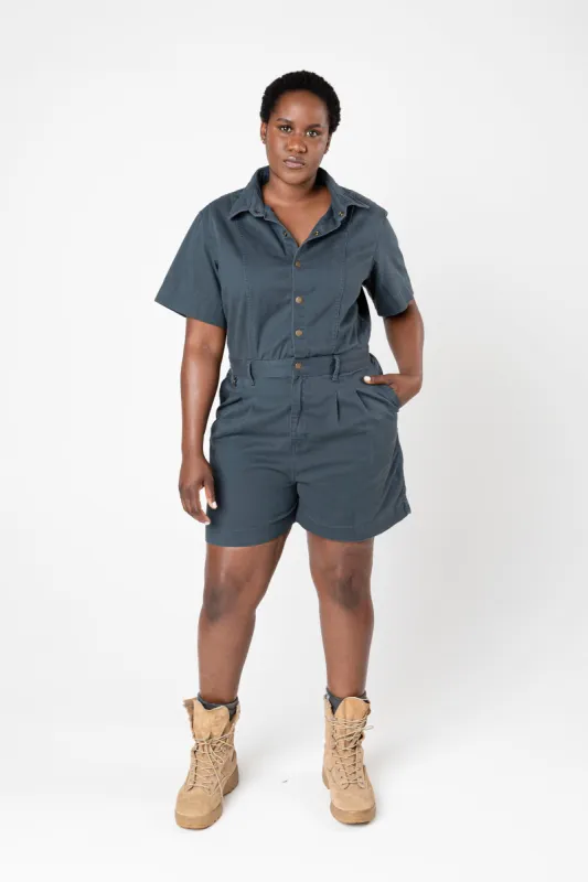 Cropped Ringer Suit - Button Waist Adjusters sold by Suk