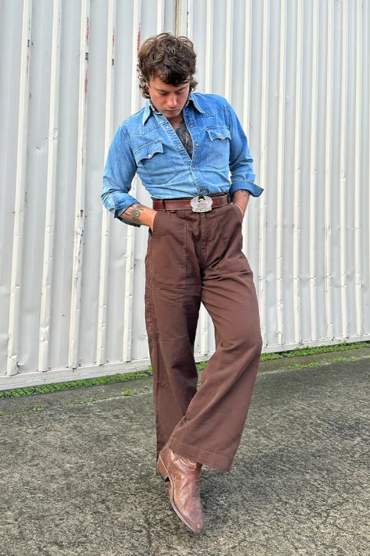 Construction Pants - Umber sold by Suk