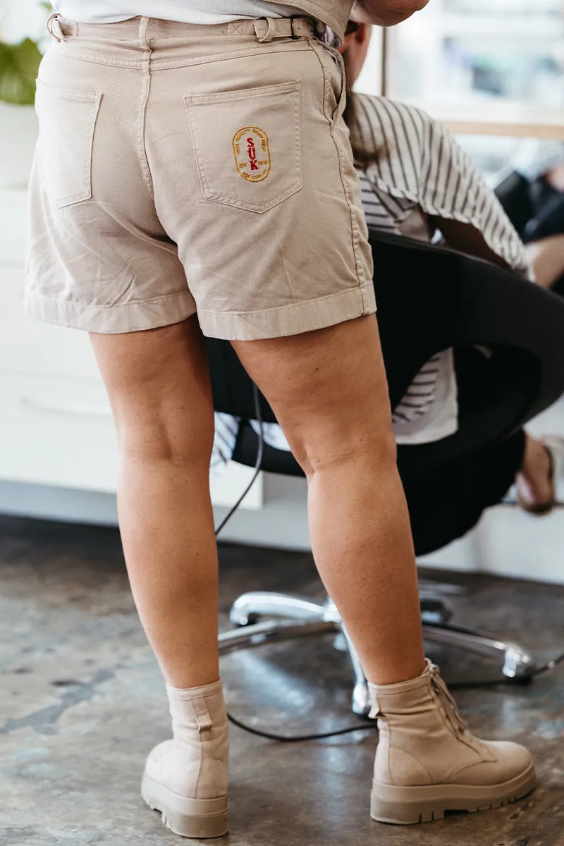 Gunnee Shorts - Stone sold by Suk product image thumbnail 2