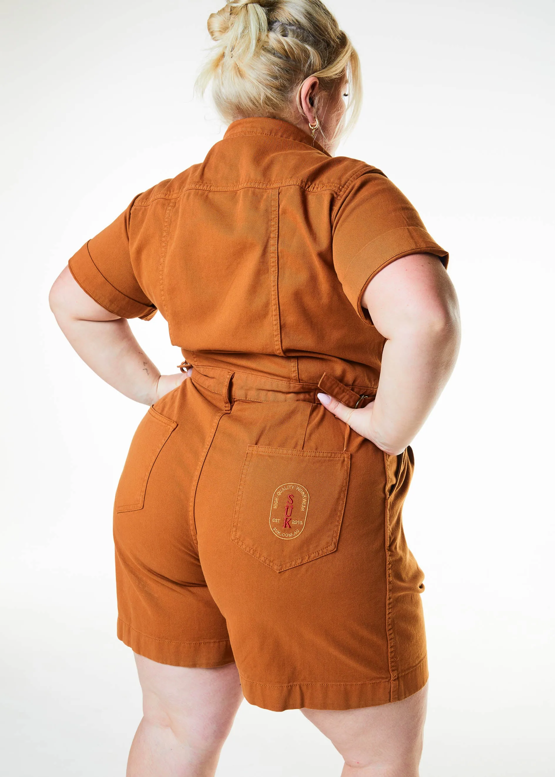 Cropped Ringer Suit Rust sold by Suk product image thumbnail 3