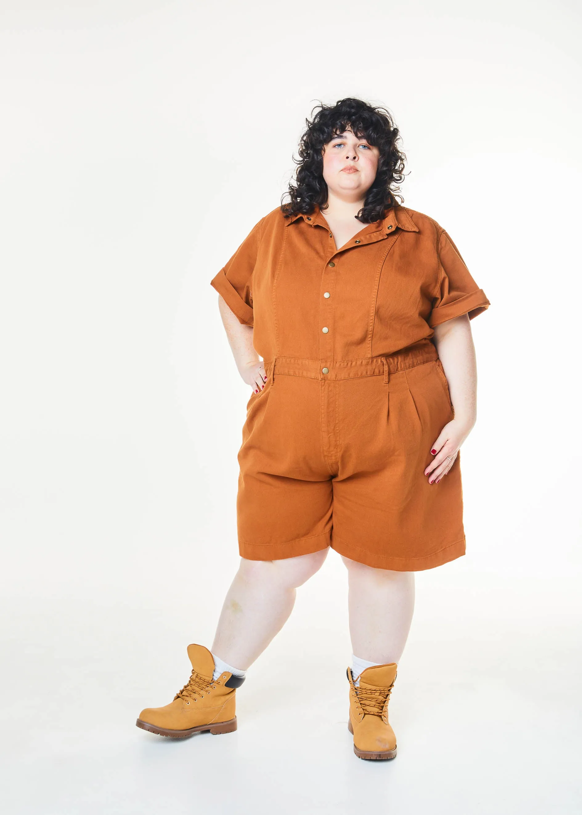 Cropped Ringer Suit Rust sold by Suk product image thumbnail 4