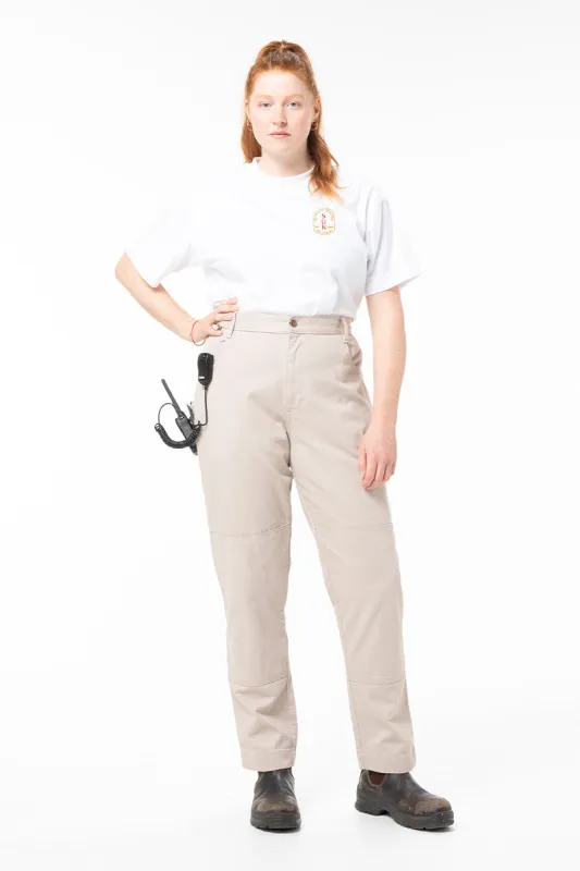 2 Way Work Pants - Stone sold by Suk