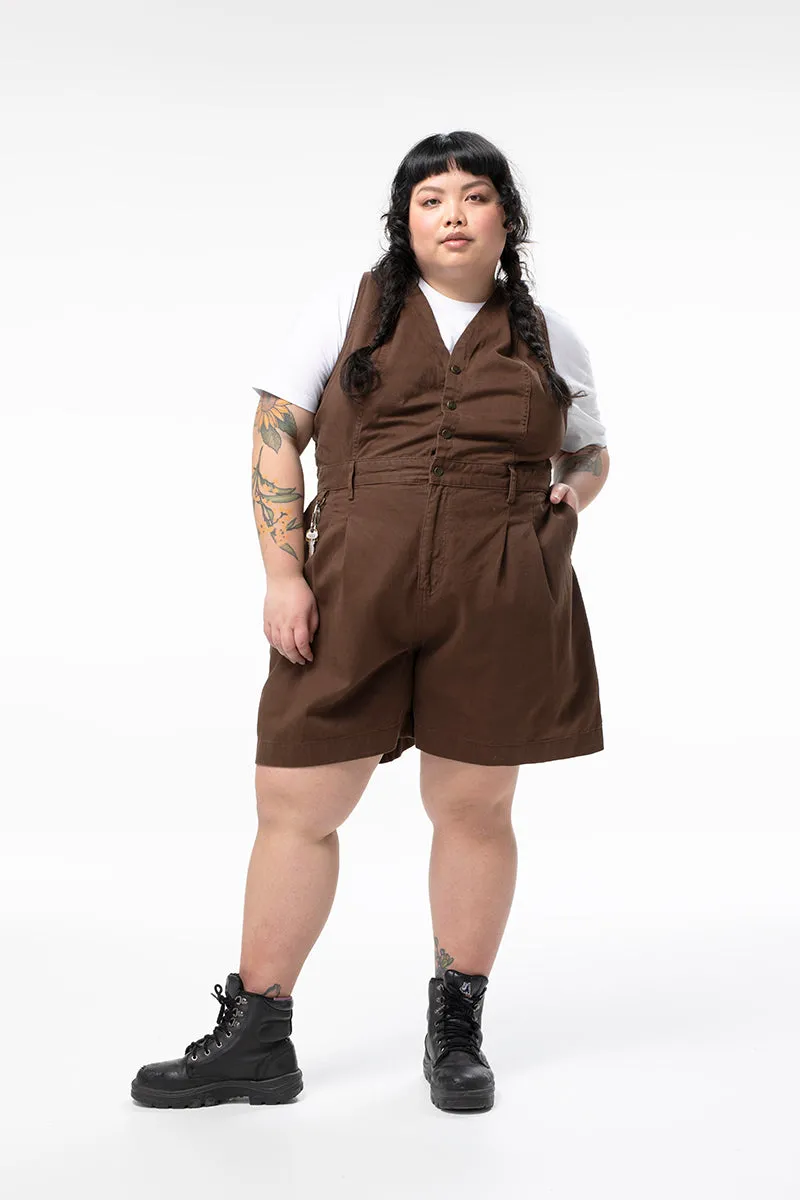 Cropped Roper Suit - Umber sold by Suk