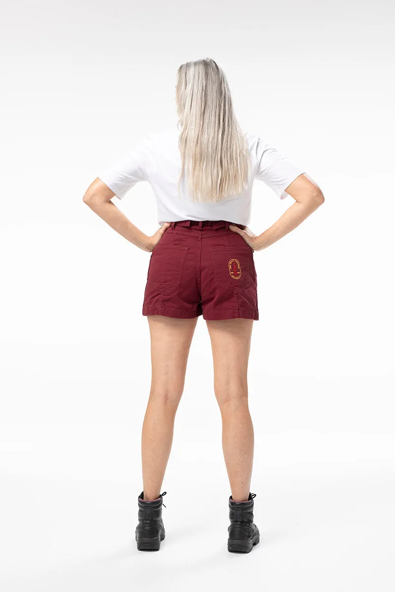 Tinnie Shorts - Burgundy sold by Suk product image thumbnail 5
