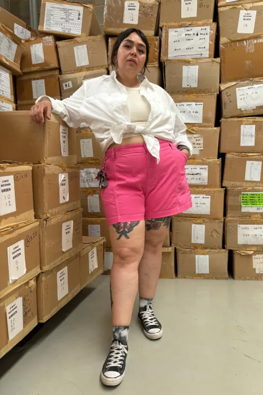 Tinnie Shorts - Saltlake Pink sold by Suk