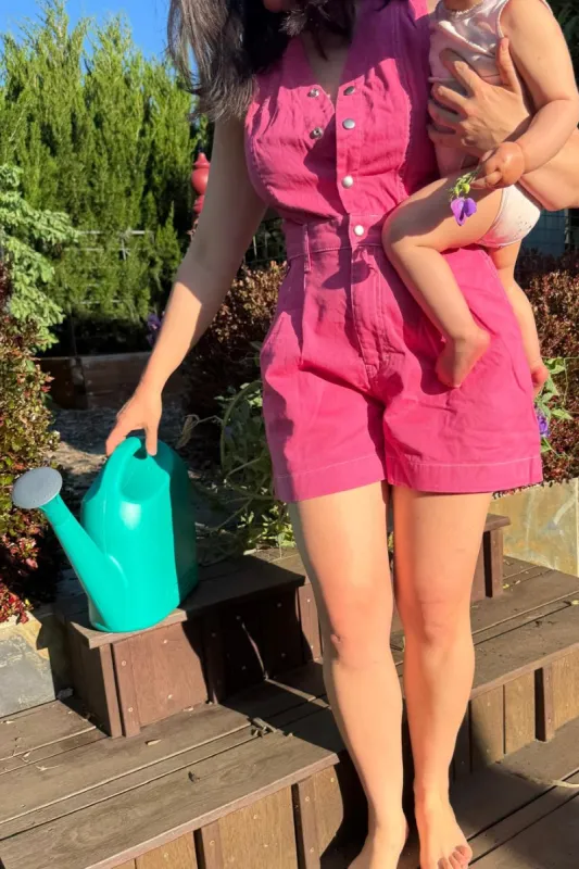 Cropped Roper Suit Saltlake Pink sold by Suk